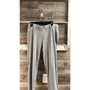 FADED GLORY Womens Elastic Waist Skinny Stretchy Jeans Size XL 16/18 Rhino Gray